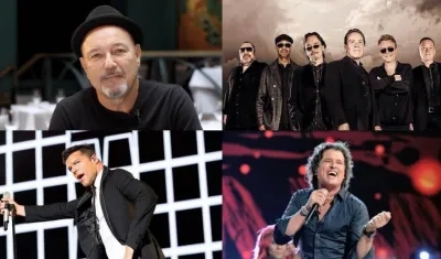 Rubén Blades, UB40, Ricky Martin y Carlos Vives.