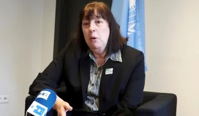 Virginia Gamba, representante especial de la ONU.