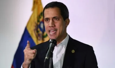 Juan Guaidó, líder opositor venezolano.