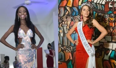 Candidatas de Putumayo y Nariño en el Miss Universe Colombia.