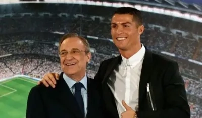 Florentino Pérez y Cristiano Ronaldo.