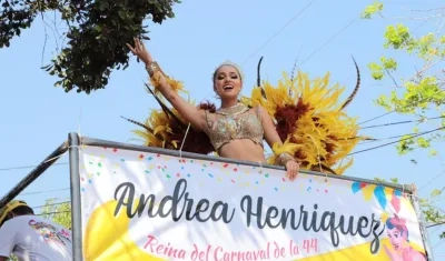 La reina Andrea Henríquez