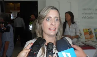 María José Vengoechea, presidenta saliente de la Cámara de Comercio.