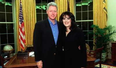 Bill Clinton y Mónica Lewinski.
