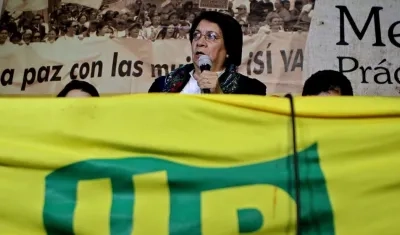 Senadora Aida Avella, militante de la UP.