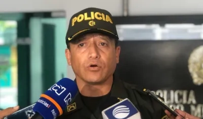 Coronel Manuel Rojas, subcomandante de la Policía Metropolitana. 