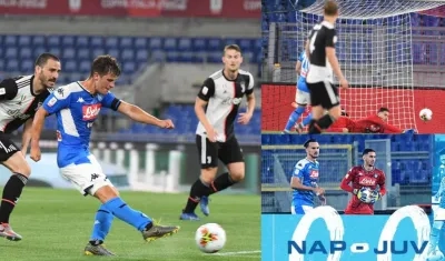 Napoli conquistó la sexta Copa Italia de su historia.