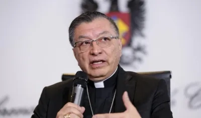 Monseñor Óscar Urbina, presidente de la Conferencia Episcopal.