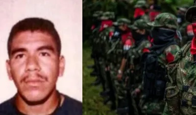 Wilmer Villegas Palomino, miembro del Ejército de Liberación Nacional (ELN).