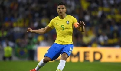 Casemiro, jugador brasileño. 