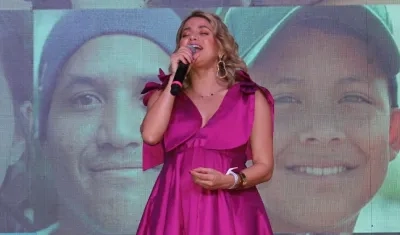 La cantante Adriana Lucía.