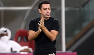 El técnico español Xavi Hernández.