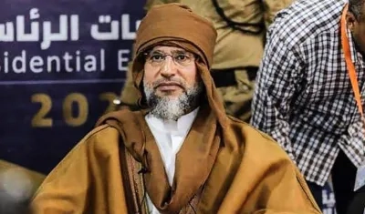 Saif al Islam, hijo del fallecido dictador libio Muamar al Gadafi.