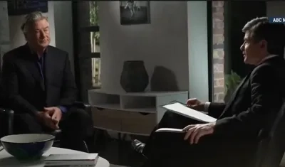 Alec Baldwin, actor, en una entrevista con ABC.