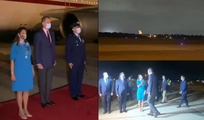 Rey Felipe VI de España llegó este miércoles a Barranquilla.
