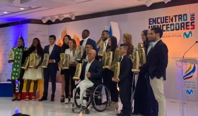 Los deportistas premiados este año por El Espectador.