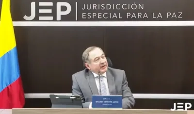 Eduardo Cifuentes, presidente de la JEP