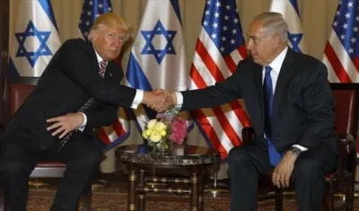 Donald Trump y Benjamín Netanyahu.