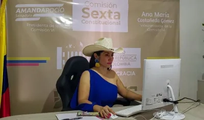 Amanda Rocío González, senadora.