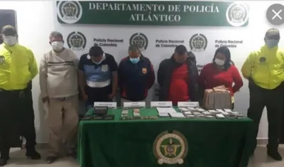 Las capturas fueron realizadas por la Sijin de la Policía de Atlántico. 