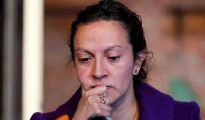 La periodista colombiana Jineth Bedoya, víctima de secuestro, tortura violencia sexual en el ejercicio de su profesión en el año 2000.