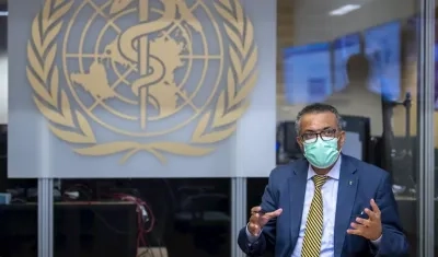 El director general de la Organización Mundial de la Salud (OMS), Tedros Adhanom Ghebreyesus. 