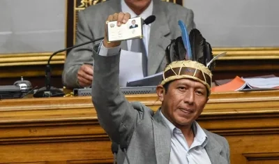 Romel Guzamana, exdiputado opositor venezolano.  