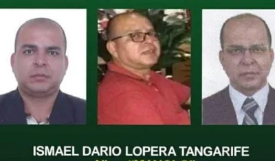Cartel con el que buscan a Ismael Darío Lopera.