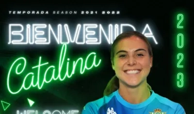 Catalina Pérez, colombiana ahora en el Real Betis.