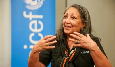 La directora regional de Unicef para América Latina y El Caribe, Jean Gough.