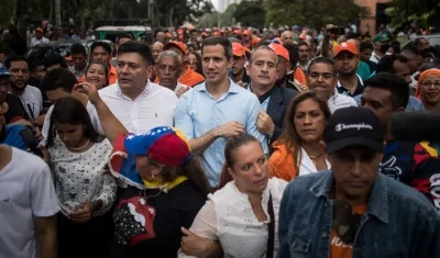 El opositor venezolano Juan Guaidó.