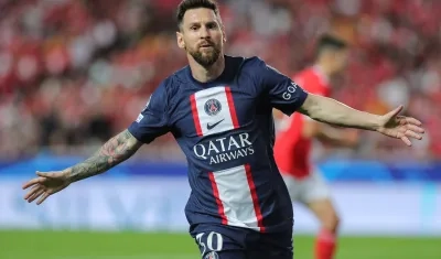 Lionel Messi, delantero del París Saint Germain.