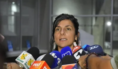 La ministra de Minas y Energía, Irene Vélez.