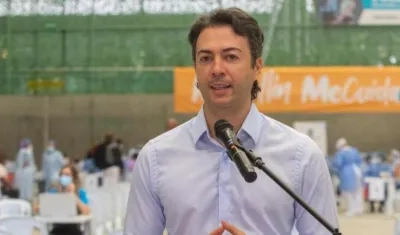 Daniel Quintero Calle, alcalde de Medellín.