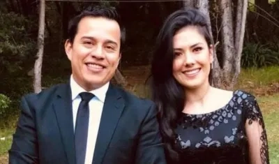 Andrés Mayorquín y su esposa Karen Vaquiro.