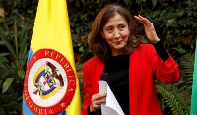 La candidata Íngrid Betancourt.