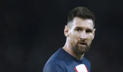 Lionel Messi, delantero argentino. 