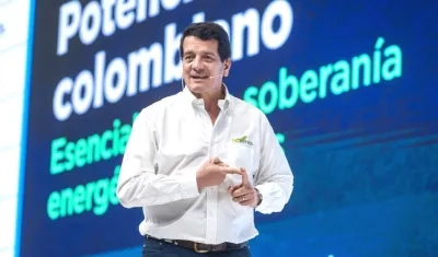 Felipe Bayón, presidente de Ecopetrol, al intervenir en el Congreso de Naturgas.