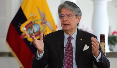 Guillermo Lasso, presidente ecuatoriano. 