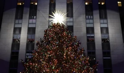 El árbol de Navidad del Rockefeller Center.