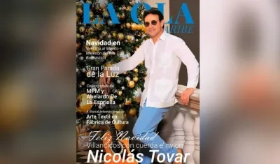 Nicolás Tovar en la portada de La Ola Caribe