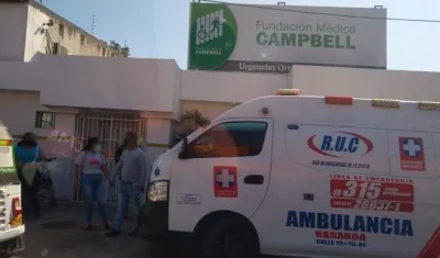 Los dos heridos fueron llevados a la Clínica Campbell de Malambo. 