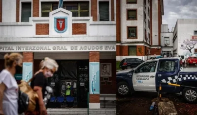 Hospital de Agudos Eva Peron, donde se encuentran internadas varias personas por el consumo de cocaína adulterada, en la localidad de San Martín, en Buenos Aires.