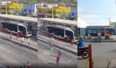 Caos por protesta de mototaxistas en Cartagena