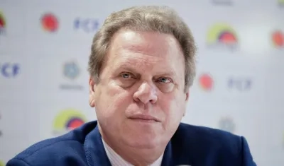 Ramón Jesurún, presidente de la Federación Colombiana de Fútbol. 