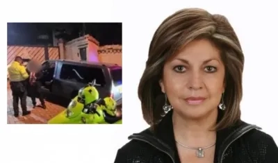 Un carro fúnebre siguió 4 kilómetros a la directora de Noticias Uno, Cecilia Orozco.