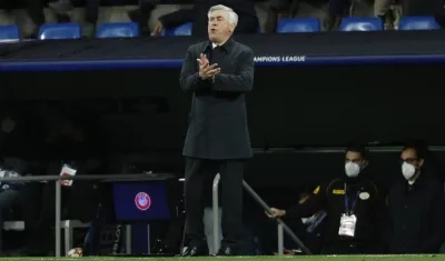 El técnico italiano del Real Madrid, Carlo Ancelotti.