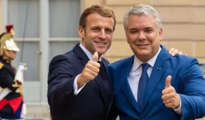 Duque felicita a Macron por su reelección