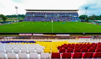 Estadio Jaraguay de Montería. 