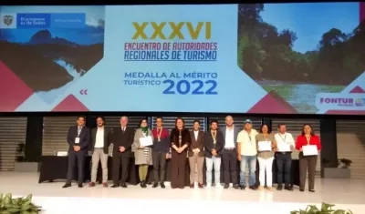 Ganadores de la Medalla al Mérito Turístico 2022.
